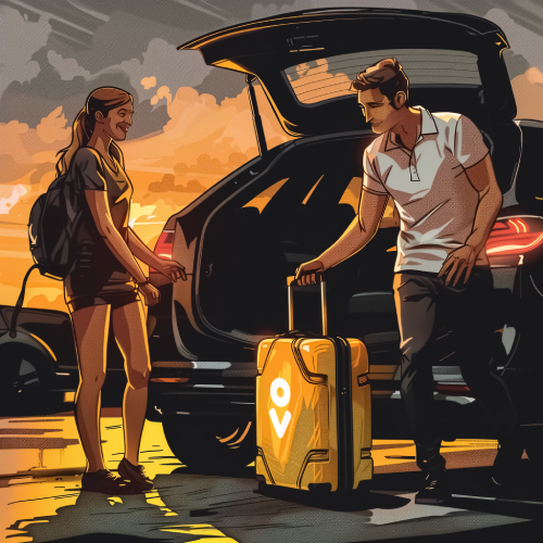 Airport transfer in the city